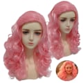 Miniatyrbillede 1 af 4: Børnepiger Descendants 4 Halloween Prinsesse Lange Krøllede Parykker Cosplay Fancy Kjole