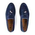 Miniatyrbild 5 av 5: LORO PIANA Summer Charms Walk Mockasiner i mocka Royal Blue 42