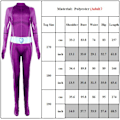 Pikkukuva 4 / 5: Totally Spies Clover Ewing Alexandra Cosplay -asu aikuisille ja lapsille, haalarit, trikoot, Halloween Zentai -bodypuku Red 140cm