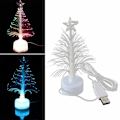 Miniatyrbild 2 av 5: Fiberoptisk julgran LED-upplyst julgran present