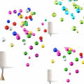 Miniatyrbild 6 av 9: 12 st/förpackning Jul Glitterkula Julgranshängande Prydnader Boll Heminredning Green