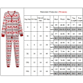 Miniatyrbild 5 av 5: Familjematchande pyjamas för barn, spädbarn, jul, julhjortstryck, vuxen nattkläder, pyjamas, pyjamasset Women L