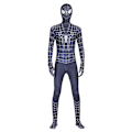 Pikkukuva 5 / 5: Musta Hämähäkkimies Puku Venom Cosplay Haalari Lapsille Pojille Black Spiderman 3-4Years = EU92-98