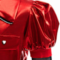 Pikkukuva 5 / 5: Lasten Descendants The Rise of Red Cosplay -asu Halloween-takki, topit ja housut 140cm