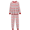 Miniatyrbild 2 av 5: Familjematchande pyjamas för barn, spädbarn, jul, julhjortstryck, vuxen nattkläder, pyjamas, pyjamasset Men XL