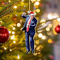 Miniatyrbild 5 av 5: Julgranspynt 2024 Set med 3 Pynt för Julgran, Dansande Pynt, Julgåvor Hängande Juldekorationer 3PCS