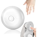 Miniatyrbild 1 av 7: Uppgraderad 2-i-1 Elektrisk Poleringsautomatisk Nagelklippare, Elektrisk Nagelfil Passar för Äldre, Vuxna, Barn White