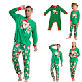 Pikkukuva 1 / 5: Joulu Pyjamat Perhe Yhteensopivat Joulupukki Kuviolliset Pyjamat Aikuiset Lapset Vauva Koira Joulu Yöasut Pyjama Setti Men M
