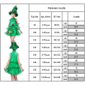 Miniatyrbild 7 av 7: Julgran Barnkläder Klänning Hatt Rollspel Present 100CM