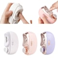 Miniatyrbild 2 av 5: 3-i-1 Automatisk Elektrisk Nagelklippare med Polering, Säker och Bekväm Nagelklippare, Tvåhastighetsjustering Elektrisk Nagelklippare för Tår Purple