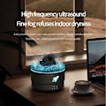 Miniatyrbild 6 av 8: Cannon Blast Aroma Luftfuktare Tyst Diffusor, Cannon Luftfuktare, Med 7 Färger, För Hem, Sovrum Black