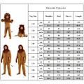 Pikkukuva 4 / 4: Halloween-asut, sarjakuvalejona-haalarit, COS-eläinjuhlaesitykset, aikuisten ja lasten vanhempi-lapsi esiintymisasut 140cm