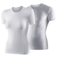 Miniatyrbild 1 av 6: Kortärmad termoaktiv T-shirt Brubeck Base Layer UNISEX Vit XL