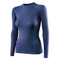 Miniatyrbild 3 av 4: Långärmad T-shirt för damer Brubeck ACTIVE WOOL Termoaktivunderkläder Merinoull Denim M