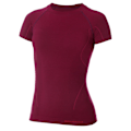 Miniatyrbild 3 av 3: Dam kortärmad t-shirt Brubeck ACTIVE WOOL termoaktivunderkläder Merinoull Plommon S