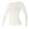 Miniatyrbild 4 av 5: Långärmad T-shirt för kvinnor BRUBECK COMFORT WOOL Termoaktivunderkläder MERINOULL Kräm M