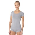 Miniatyrbild 1 av 4: Kortärmad T-shirt för kvinnor BRUBECK COMFORT WOOL Termoaktivunderkläder MERINOULL Ask M
