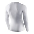 Miniatyrbild 3 av 6: Långärmad termisk T-shirt Brubeck Base Layer UNISEX Vit XL