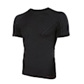 Miniatyrbild 2 av 2: T-shirt med kort ärm för herr Brubeck ACTIVE WOOL Termiska underkläder Merinoull Svart M