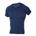 Miniatyrbild 3 av 3: T-shirt med kort ärm för herr Brubeck ACTIVE WOOL Termiska underkläder Merinoull Marinblå L