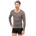 Miniatyrbild 6 av 6: Långärmad termisk T-shirt Brubeck Base Layer UNISEX Grå XL