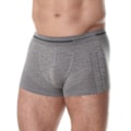 Miniatyrbild 1 av 4: Boxershorts för män BRUBECK COMFORT WOOL Termoaktiva kalsonger MERINOULL Mörk grå XL