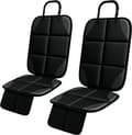 2-pack skyddsmattor för barnstolar, ISOFIX-kompatibelt underlag för barnstolar, med halkskyddsfunktion, bilstolsskydd