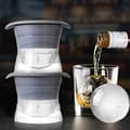 2-pack isbitar, rund isbitsform, transparenta bollar