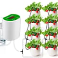 Automatiskt Vattningssystem Droppbevattningskit Intelligent Timer Semesterväxt Vattningsanordningar LED-Display & USB-Ström, Inomhusbevattningssystem