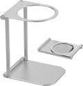Bärbart, hopfällbart kaffemaskinsstativ i aluminium med bas, lämpligt för espresso, kontor, hem och camping.
