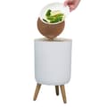 Soptunna, 7L/1.8G tryck-typ soptunna, nordisk modern soptunna, plast soptunna, lämplig för kök, sovrum, vardagsrum
