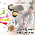 Miniatyrbilde 3 av 7: 3-delt and risform for sushilaging, kreativ dyreformet sushi-form, and risballform, DIY sushi-sett, 3D risballform