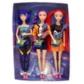 K-POP Demon Hunter Girl Group Nya stilar med gitarr Anime Dockleksaker 3-personers set