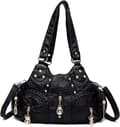 Damehåndtasker, fashionable skuldertasker, hobotasker, bløde PU læder crossbody tasker, damehåndtasker