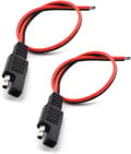 2st 18awg Sae Förlängningskabel 2-polig Sae Snabbkoppling 10a Solbatteripanel S-hao