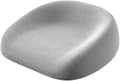 Dyna för matstol, förtjockad dyna för matpall (dimgrå, 6 cm tjock)