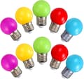 G45 farve LED pære E27/B22 dobbelt interface farverig markise jule scene dekorationspære