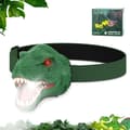 Dinosaur Hodelykt for Barn Lommelykt Led Hodelykter Brøl & Stillemodus, T-Rex Dinosaurleker for Barn 3-5 4-6 5-7 6-8, Campingutstyr
