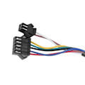 Miniatyrbillede 5 af 5: EBicycle Lithium Batteri LED Meter S800 Display Horisontal Sort/Hvid Skærm (36V )