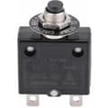 10A Circuit Breaker with Optional Thermal Reset Switch, 125-250V AC 50V DC Overcurrent Protector Push Button Switch