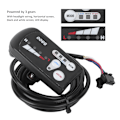 Miniatyrbillede 3 af 5: EBicycle Lithium Batteri LED Meter S800 Display Horisontal Sort/Hvid Skærm (36V )