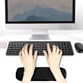 Miniatyrbild 8 av 8: Lyxiga Armstödsdynor, Högdensitets Memory Foam Stolsarmstödsskydd, Ergonomiskt Utformade för Optimalt Armbågsstöd, Universell Passform för Olika