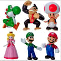 6-pack Super Mario-figurer julklappar