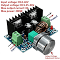 Miniatyrbild 5 av 5: Justerbar DC-DC Nedtransformator Modul, Buck Converter med PWM Modulation för Högeffektsapplikationer, Spänningsregulator Modul med Kortslutningsskydd