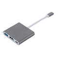 Miniatyrbild 1 av 5: Mångsidig 4K UHD-adapter, USB C-hubb för hemmabiounderhållning: Plug and Play multiportadapter med HDMI-utgång, 100 W PD snabbladdning, USB 3.0