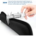 Miniatyrbild 6 av 6: Lugna Din Handled, Handledsstöd i Memory Foam för Tangentbord och Mus, Ergonomisk Design för Smärtfritt Skrivande, Halkfri Bas Säkerställer Stabilitet