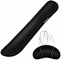 Miniatyrbild 3 av 8: Extra Tjockt Handledsstöd i Memory Foam, Halkfri Texturbas, Ergonomisk Design för Avlastning vid Skrivande