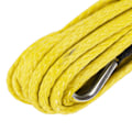 Miniatyrbillede 4 af 8: 15M Syntetisk Reb 7700LBS Spil Kabel Nylon Erstatning til Smittybilt SUV Lastbil ATV UTV Gul
