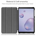 Miniatyrbild 2 av 5: Elegant Läderfodral, Ultratunt Folio Ställ Lättviktsskydd, Premiumkvalitet PU-läder För Kompatibel Galaxy Tab A, Trefaldigt Ställstöd För