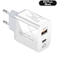 Miniatyrbild 1 av 6: Bärbar Reseladdare, 25W PD & QC Stöd Typ C Laddare, Universell Kompatibilitet för Smarta Enheter, Smart Chip-skydd, Kompakt